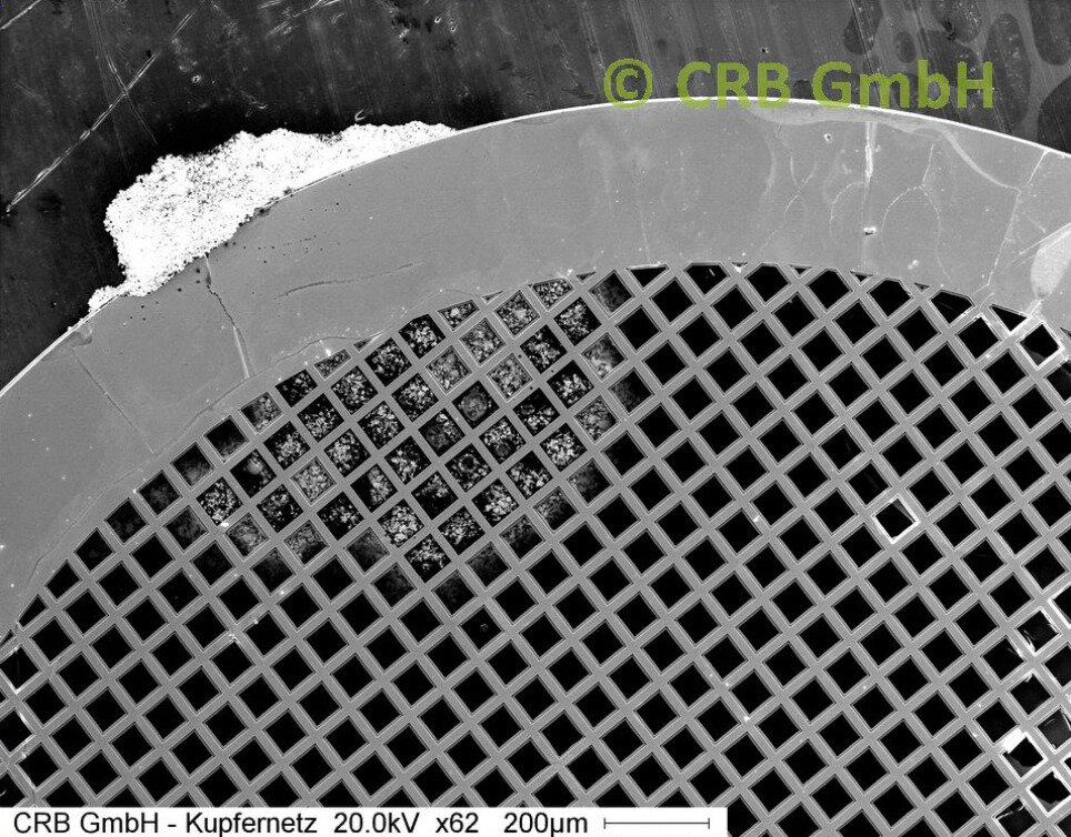 CRB GmbH | Mapping, Elementverteilunsgbild REM-Bild | © CRB Analyse Service GmbH