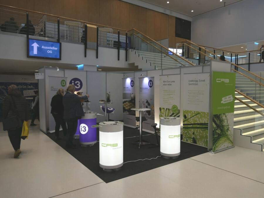 DCONex-Informationsstand von CRB und i3 Membrane